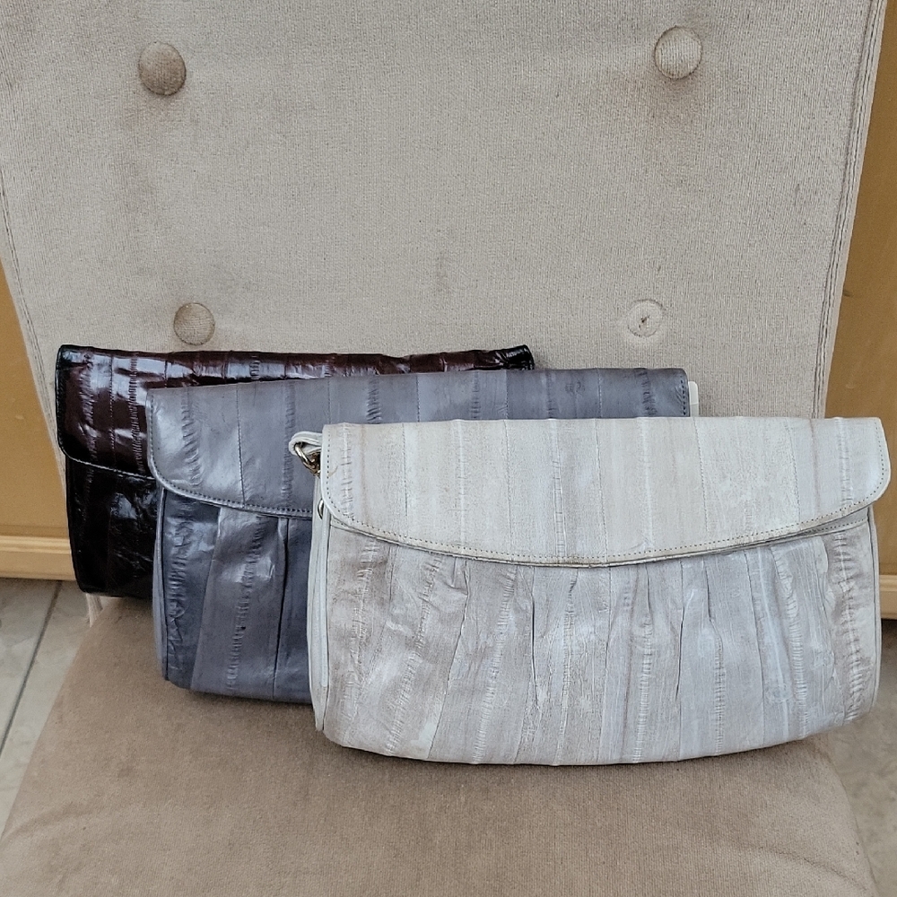 Genuine eelskin Clutch Bag